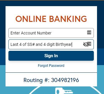 Online Banking User Name & Password 9.21